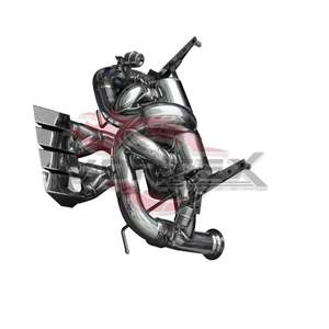 Sistema de Escape con Silenciador Catback de Acero Inoxidable Pulido Espejo OEM de Vortex Factory para Lamborghini Aventador LP700 - Product Image 3