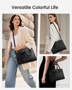 Borsa tote di lusso in similpelle LOVEVOOK da donna, borsa a tracolla alla moda, borsa da donna per shopping, viaggi e lavoro. - Product Image 2