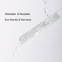 Lime à ongles en verre nano transparente de haute qualité lavable et réutilisable personnalisée avec logo Lime à pied Callus Remover Pro