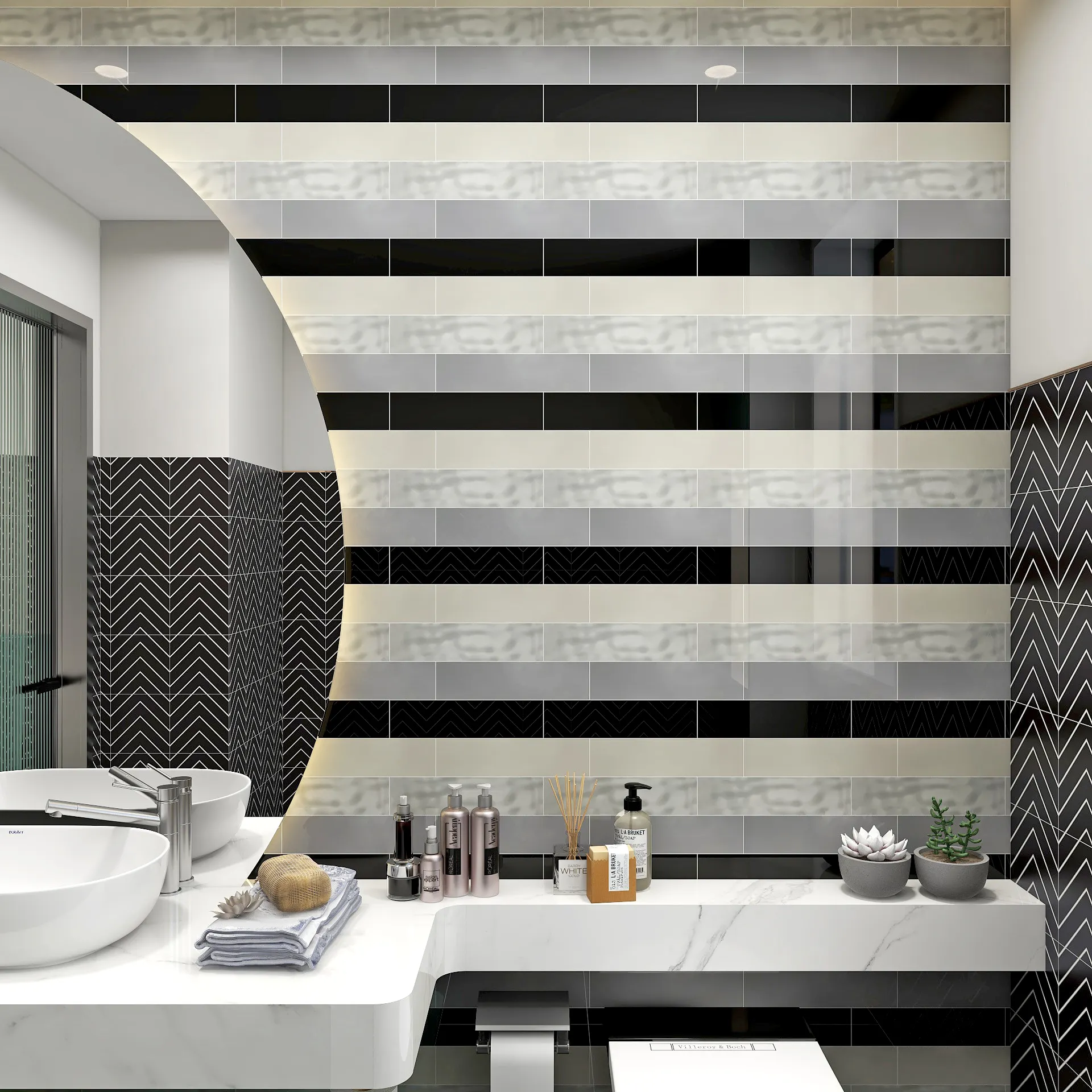 Renkli sırlı Modern tasarım seramik zeminler indirim metro şeritleri Backsplash duvar karosu