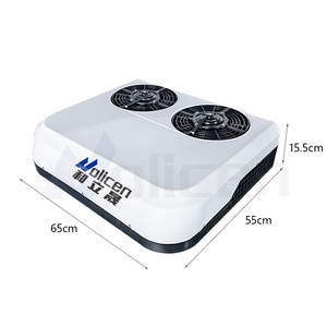Điện Tử Đôi Điện 12V 24V 48V 72V AC Máy Nén Mới Bãi Đậu Xe Điều Hòa Không Khí Cho Xe Tải Xe Ô Tô Xe Tải Xe Camper RV Van Fan - Product Image 1