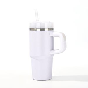 14oz Stainless Steel Children Vacuum Drinking <b>Tumbler</b> <b>with</b> <b>Straw</b> Lid Handle Portable Travel <b>Cup</b> - Product Image 3