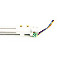 Moteur pas à pas linéaire micro DC 15V QQ SM15102 15BY, mini actionneur linéaire avec écrou coulissant en plastique et course de 120 mm