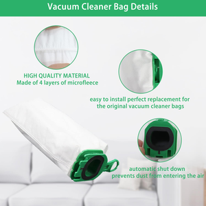 Sacchetti di Ricambio per <span class=keywords><strong>Aspirapolvere</strong></span> Senza Fili Vorwerk Kobold VB100 & FP100 a Alimentazione Manuale per Uso Domestico - Product Image 4