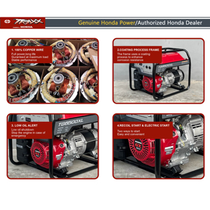 Generador Portátil de Gasolina de 5000W / 5kw para Hogar y Camping TG6500XL con Motor GX390 Original - Product Image 4