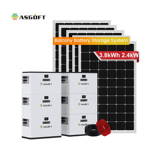 Lon lityum IP66 açık su geçirmez pil 3.8KWH ev enerji depolama ESS balkon Lifepo4 All-in-One pil yığını MPPT - Product Image 1