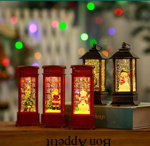 2026 Yeni LED Noel Süsü Rüzgar Lambası Noel Hediyesi Kardan Adam Geyik Noel Baba Küçük Süs Noel Ağacı Gece Lambası - Product Image 1