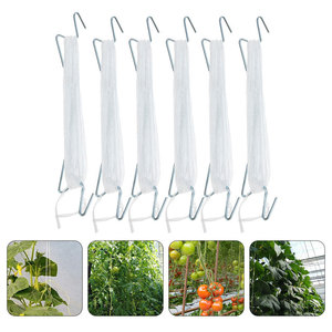 Crochets pour tomates de serre avec pinces à corde de 10m Support de crochet pour légumes Supports pour attaches de plantes - Product Image 1