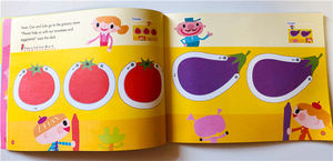 Libro educativo <span class=keywords><strong>para</strong></span> colorear de actividades <span class=keywords><strong>infantiles</strong></span> con diseño personalizado impresión en rústica con pegatina reutilizable - Product Image 5