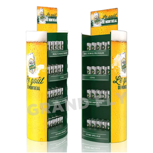 Supermarket Pop up Liquor <b>Cardboard</b> Bottle <b>Stand</b> Wine <b>Display</b> - Product Image 3