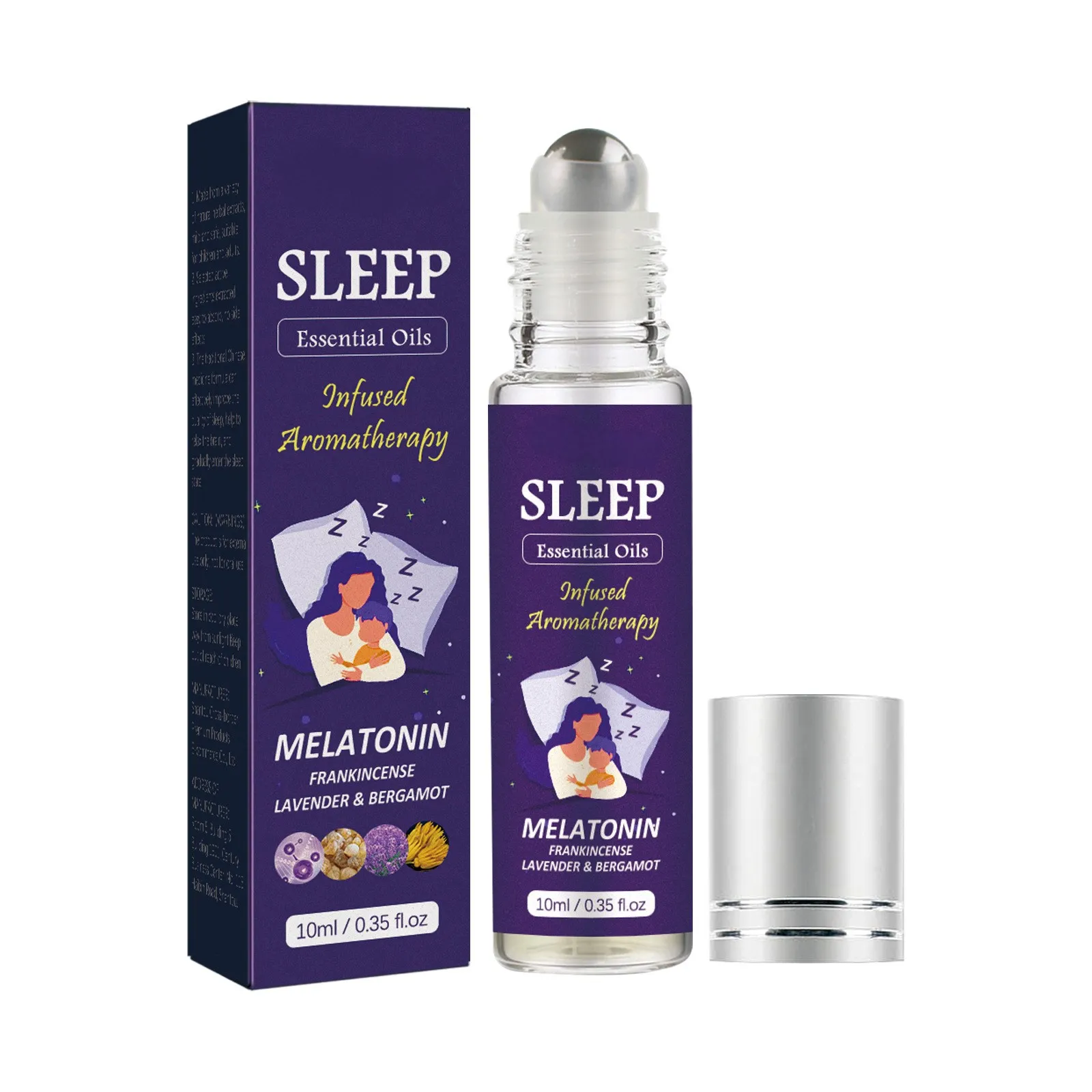 Huile essentielle de sommeil 10ml fabriquée avec 100% d'huiles essentielles pures de qualité supérieure et d'huile de jojoba biologique prête à l'emploi OEM