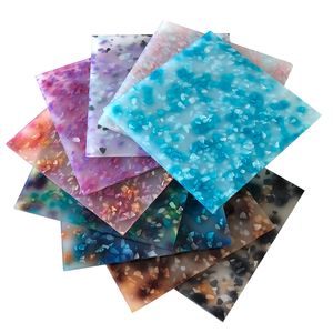 Nhà máy giảm giá 3.0mm dày PMMA 2 mặt nhiều màu băng tinh thể acrylic tấm - Product Image 1