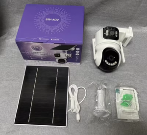 Caméra IP Wi-Fi AOV 4MP 10X avec détection humaine et suivi IA, vision nocturne, faible consommation, caméra de surveillance CCTV Icsee 4G solaire pour la maison - Product Image 2