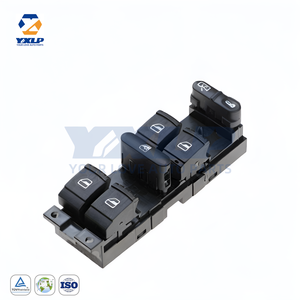 1J4959857D Nuevo interruptor elevalunas delantero izquierdo YXLP para Volkswagen Variant Clasico Jetta Golf R32 Bora, certificado ISO/TS16949 1 - Product Image 2