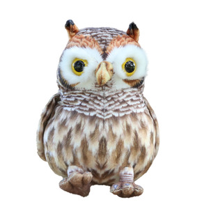 Peluche Gufo Simulato Transfrontaliero, Bambola Gufo Occhi Grandi con Imbottitura in Cotone PP, Altezza 31cm-50cm, Souvenir Zoo, Regalo per Bambini - Product Image 5