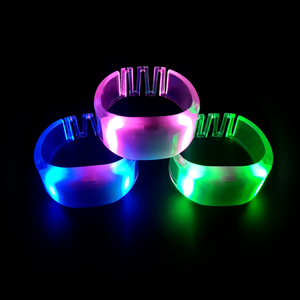 Pulseras Led recargables por USB para eventos Control remoto Dmx Pulsera Led Pulsera iluminada para eventos deportivos - Product Image 1