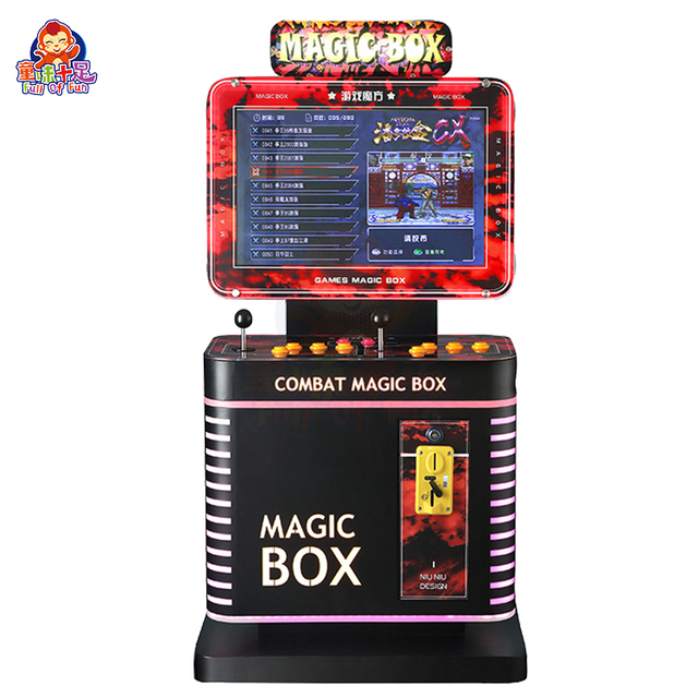 22'' Color Screen Mini 4K HD Retro Two Player Interaction Arcade for Game Machine King Fighters English 1 Year Warranty