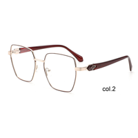 Gafas de Lectura Unisex YJ702 con Marco Metálico Cuadrado de Aro Completo - Diseño Ligero y Moderno para Adultos