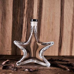 Botella de vidrio de estrella de cinco puntas de forma especial para licor/Vodka/regalo - Product Image 4