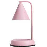 Lampe chauffe-cire électrique de luxe en métal pour hôtel et SPA, avec variateur d'intensité et minuterie, ampoule GU10, vente en gros