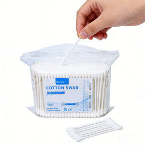 Bâtonnets de coton double tête écologiques absorbants pour maquillage, 300 pièces/sac, avec pochette - Product Image 6