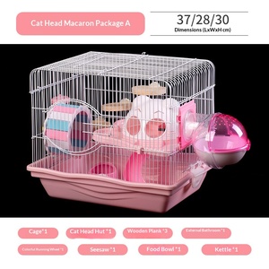 Cage à hamster <span class=keywords><strong>de</strong></span> luxe en fil <span class=keywords><strong>de</strong></span> fer double couche, grande et spacieuse, pour hamster syrien et nain, <span class=keywords><strong>vente</strong></span> en gros pour animaleries - Product Image 5