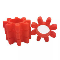 Red Star Amortecimento Junta De Borracha Plum Blossom Acoplamento Flexível Opção Rígida para Lojas De Impressão Tamanhos OD Personalizáveis 20 105