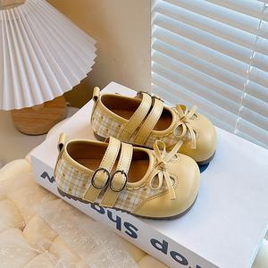 Chaussures Mary Jane pour filles, chaussures plates en cuir PU avec nœud papillon, semelle souple pour enfants filles, printemps automne - Product Image 3