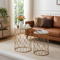 Table basse extensible de luxe en métal et verre, design haut de gamme, durable, pour intérieurs modernes, maisons contemporaines, décorative et portable