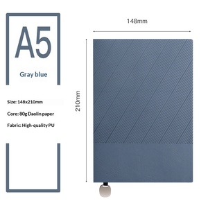 Carnet de notes A5 personnalisé à reliure thermique, agenda de bureau élégant, bloc-notes épais, cadeau de papeterie de bureau pour la vente en gros - Product Image 4