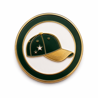 Épinglette de baseball américaine personnalisée, en émail dur, plaquée or, badge métallique pour les fans de sport, cadeau souvenir, OEM ODM, vente en gros
