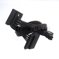 Funda para ordenador, placa base ATX Mini, 4 pines a Dual, 15 Pines, SATA, disco duro HDD, Cable adaptador de fuente de alimentación para Lenovo