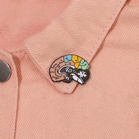 Broches d'insigne de revers en émail coloré, broches d'anatomie médicale, bijoux médicaux pour médecins et infirmières, nouveauté