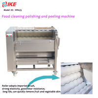 Prix usine automatisé brosse rouleau gingembre pomme de terre carotte lavage polissage épluchage alimentaire Machine fruits Machine