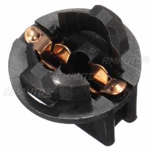 5Pcs 10Pcs T10 Car <b>Light</b> Base Twist Lock <b>Socket</b> for Instrument Panel Cluster <b>Plug</b> Dash License Number Lamp Lampholder Black - Product Image 1