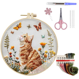 Kit <span class=keywords><strong>de</strong></span> aguja <span class=keywords><strong>de</strong></span> perforación bordada hecha a mano patrón <span class=keywords><strong>de</strong></span> animales personalizado creativo arranque <span class=keywords><strong>punto</strong></span> <span class=keywords><strong>de</strong></span> <span class=keywords><strong>cruz</strong></span> DIY conjunto Kit <span class=keywords><strong>de</strong></span> bordado <span class=keywords><strong>para</strong></span> <span class=keywords><strong>principiantes</strong></span> - Product Image 2