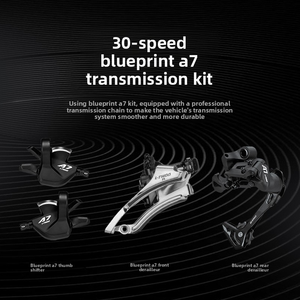 Fabrika Toptan Satış 26 İnç Alüminyum Alaşımlı Kros Dağ Bisikleti Erkek 24 Vitesli Çift Süspansiyonlu Disk Frenli Katlanabilir Özelleştirilebilir - Product Image 3