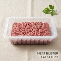 Emballage en blister personnalisé en gros, emballage en PP de qualité alimentaire pour steak, bœuf, porc, poulet