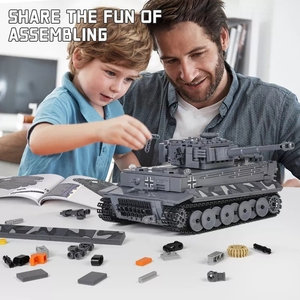 Mould <span class=keywords><strong>King</strong></span> 20014 Juguetes Educativos MOC Modelo de Tanque Tigre Bloques de Construcción Ladrillos para Niños Regalos de Cumpleaños - Product Image 4