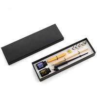 Ensemble d'encres pour stylo plume de calligraphie avec sceau de cire personnalisé, papeterie vintage en gros