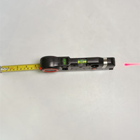Outil de mesure de précision multifonction 3 en 1 : mètre laser horizontal et vertical, règle et niveau à bulle