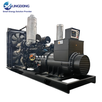 Groupe électrogène conteneurisé triphasé sans balais 1200 kW, alternateur AC 1500 kVA haute tension diesel PMG pour centre de données