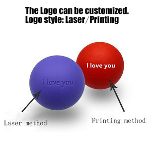 Silicone 6.3cm Unisex Yoga terapia di massaggio palla con Logo personalizzato Design - Product Image 6