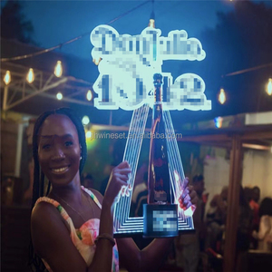 Presentador de botellas de vino personalizado gratuito, estante de exhibición de servicio de botellas VIP de acrílico, presentador de botellas de Tequila Don <span class=keywords><strong>Julio</strong></span> 1942 - Product Image 5