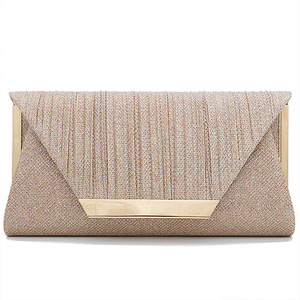 Bolso de Mano Tipo Clutch con Cadena Simple, Moderno y Elegante, para Damas, para Fiestas y Eventos Nocturnos - Product Image 1