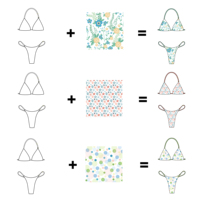 Bikini de compétition Elite 2025 - Coupe hydrodynamique, soutien musculaire |   Maillot de bain 2 pièces anti-frottement conforme FINA, motif imprimé