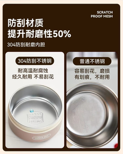 Custom Portable 304 Stainless Steel <b>Lunch</b> <b>Box</b> for Kids Kitchen Accessory Thermal Lunchbox Food Round Thermos Bento <b>Box</b> With Bag - Product Image 6