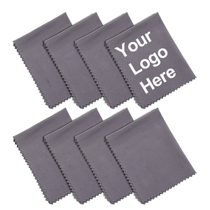 लोगो मुद्रित microfiber लेंस कपड़ा OEM आँख चश्मा साफ कपड़े - Product Image 2