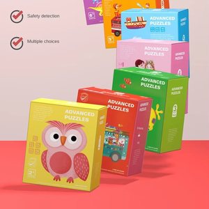 Rompecabezas avanzado para niños con piezas grandes Juguete educativo e iluminador de aprendizaje temprano para bebés - Product Image 1