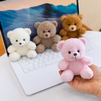 Ours en peluche personnalisable Songshan Toys avec logo, poupée en forme de bonnet de docteur, petit ours en peluche de graduation, jouet en peluche, pendentif porte-clés, cadeaux
